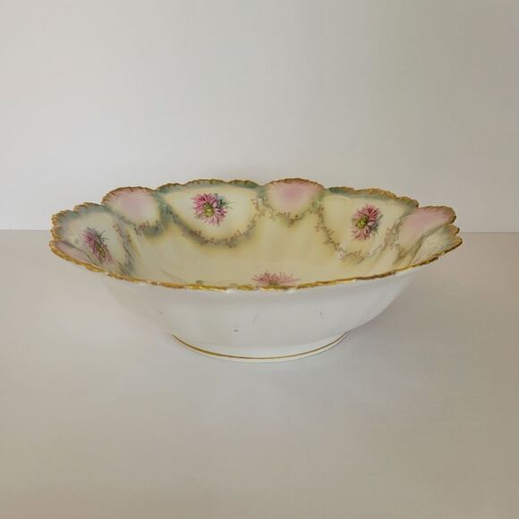 Empire China Porcelain Gilded Floral Bowl - Picture 4 of 10